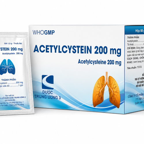 ACETYLCYSTEIN 200MG (Gói)